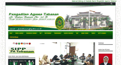 Desktop Screenshot of pa-tabanan.go.id