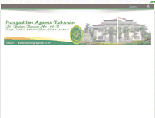 Tablet Screenshot of pa-tabanan.go.id